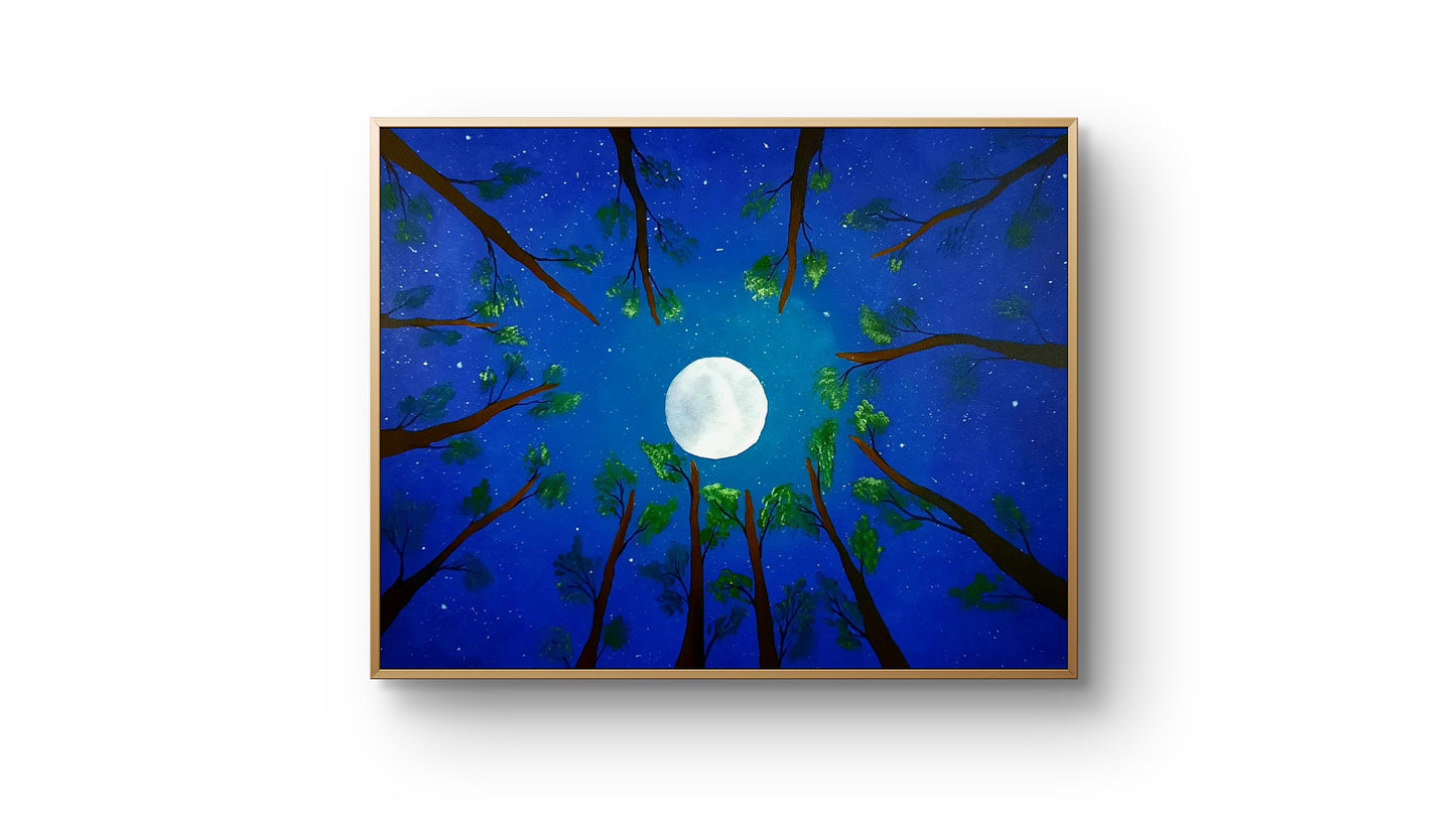 Under the trees